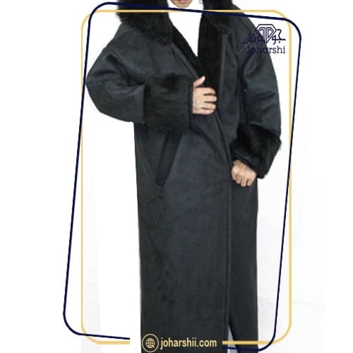 فروة رجالي شتوية بتصميم فرو الريش الفاخر