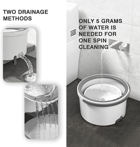 ممسحة أرضية مع سطل تقنية التنظيف السريع