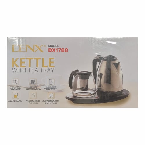 طقم غلاية فندقية مع ابريق م/DX1788 من DENX