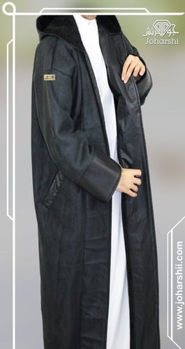 فروة رجالي شتوية بتصميم جلد فاخر