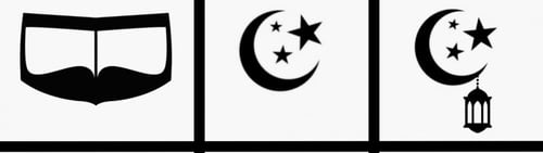 فستان شالكي أسود أبيض عصري