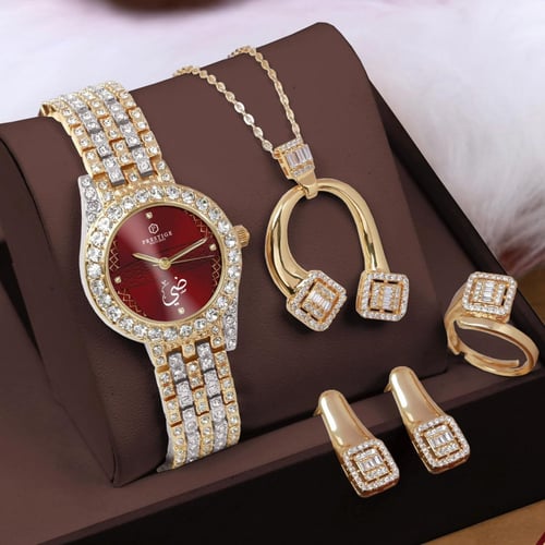 اطقم هدايا نسائية مع طقم زركون