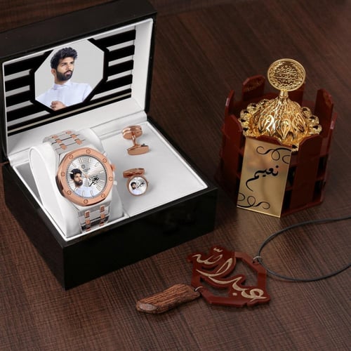 اطقم رجالية ساعات فاخرة مع ساعة كلاسيكية A-1712