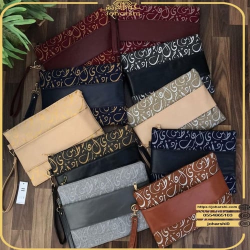 شنط نسائية راقية باوتش بتصميم حروف مميزة