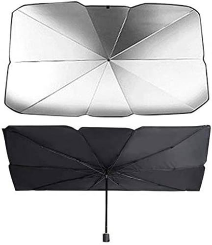 مظلة شمس الذكيه للزجاج الأمامي للسياره