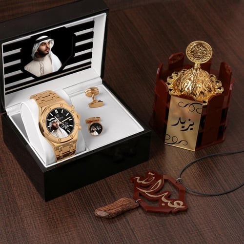 اطقم رجالية ساعات فاخرة مع ساعة كلاسيكية A-1712