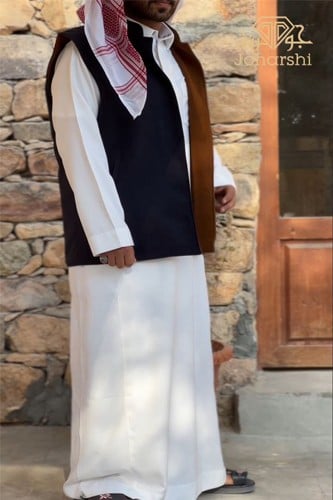 سديري رجالي دبل فيس كحلي وجملي جوخ شتوي