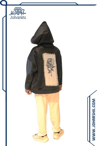 هودي اوفر سايز شتوي بسدو العربي اللون الاسود