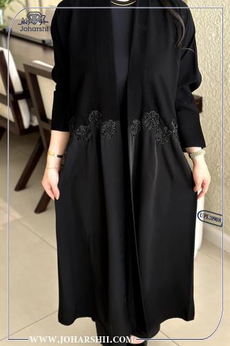 عباية شغف ماشيل مع بعض قماش ملكي وقماش تفتح خفيف م...