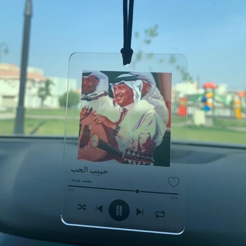 تعليقة سيارة فريدة مع صورة وأغنية حسب الطلب