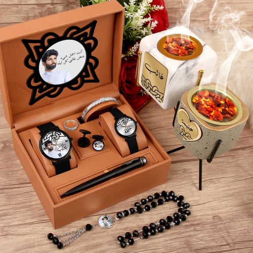 طقم راقيه زوجيه من ماركة جوهرتش مع ضمان سنتين B-96...