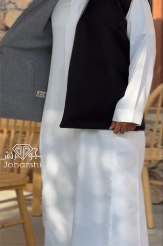 سديري جوخ رجالي لون اسود رمادي