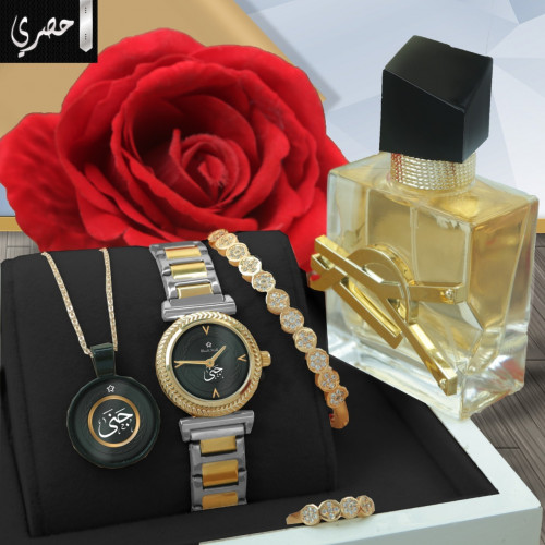 أطقم نسائية اكسسوارات بتصميم مخصص مع عطر فخم