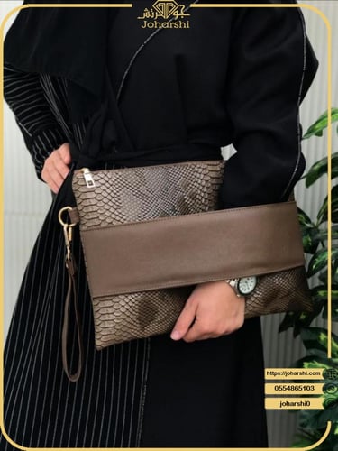 شنط يد باوتش انيقه جلد