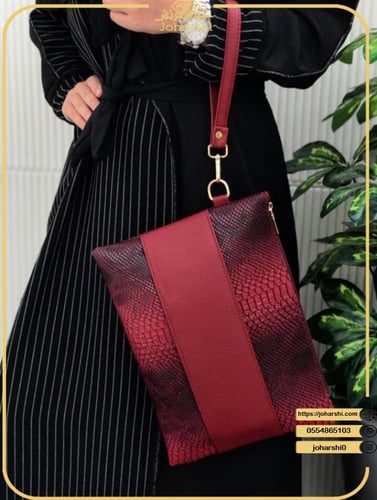 شنط يد باوتش انيقه جلد