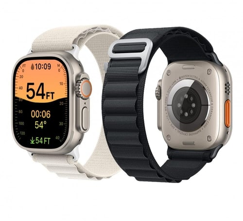 ساعة الترا الذكية الاصدار الثامن من باستك مع سواري...