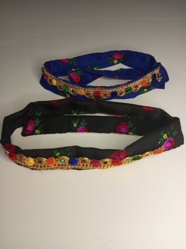 ربطة شعر فستان شالكي 2