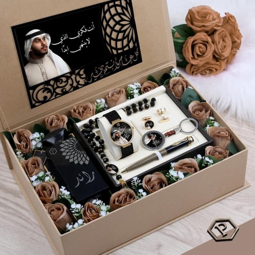 أطقم رجالية راقية هدية رجالية مميزة بالورد