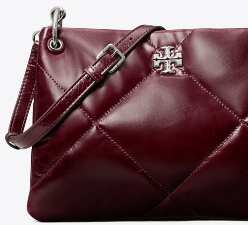 SMALL KIRA DIAMOND QUILT DISTRESSED SHOULDER BAG