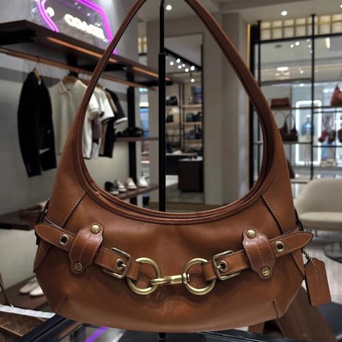 Belted Ergo Shoulder Bag 26 In Signature Jacquard