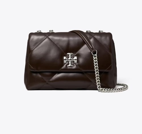 SMALL KIRA DIAMOND QUILT DISTRESSED SHOULDER BAG