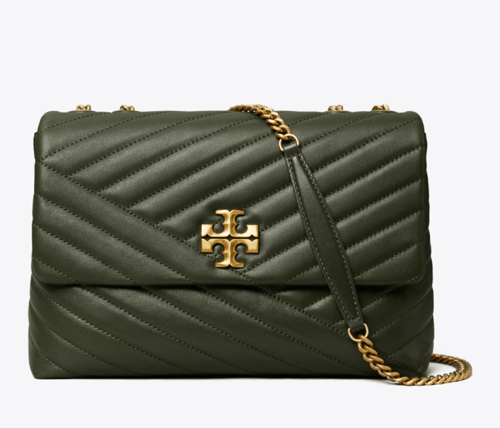 KIRA CHEVRON CONVERTIBLE SHOULDER BAG