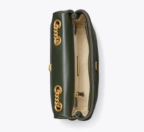 SMALL KIRA CHEVRON CONVERTIBLE SHOULDER BAG