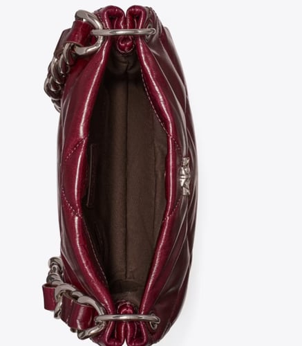 SMALL KIRA DIAMOND QUILT DISTRESSED SHOULDER BAG