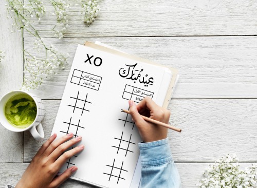 لعبة xo عيد مبارك