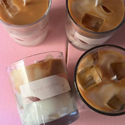 شمعة iced coffee
