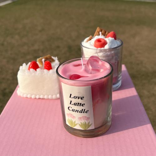 شمعة love latte