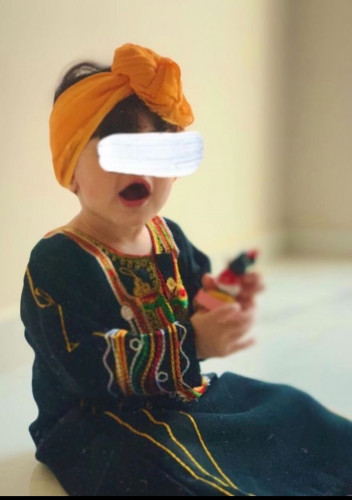 ثوب عسيرى كريب بناتي مواليد الى سنه