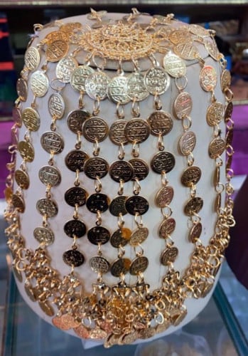 هامه اكسسوار للشعر اللون ذهبي