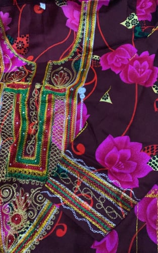 جلابيه عسيرى قطن عنابي