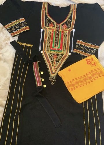 لبس التاسيس جلابيه اطفال كريب ريطه منديل عسيري