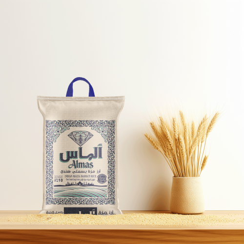 الماس ، أرز بسمتي هندي أصفر طويل الحبة