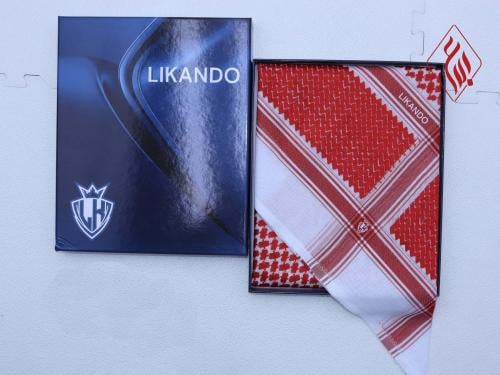 شماغ أحمر رجالي ليكاندو