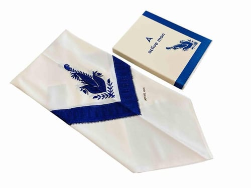 غترة شتوي رجالي مطرز خيوط