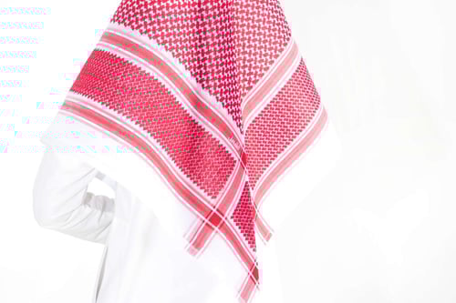 عرض شماغين كلاسيكي + رسم غامق