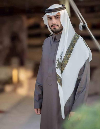 شال شتوي ناعم خيوط مطرز