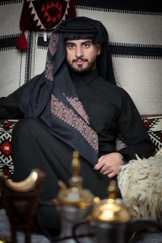 شال شتوي اسود