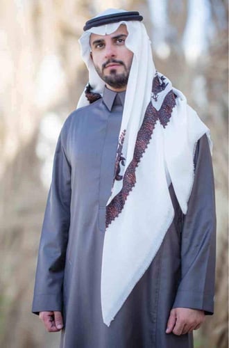 شال شتوي ناعم خيوط مطرز