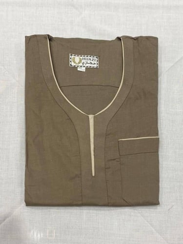 ثوب صيفي ملون تفصيل حجازي