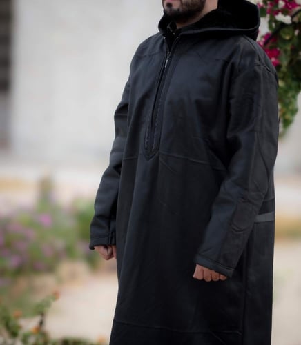 فرو مغربي مخمل رجالي قبوع