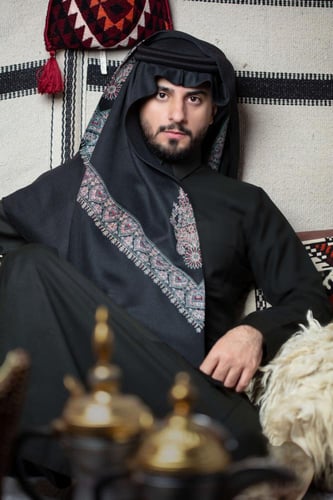 شال شتوي اسود