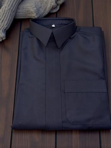 ثوب سعودي رجالي شتوي خليه قلاب سحاب كحلي