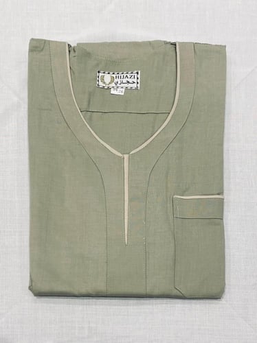 ثوب صيفي ملون تفصيل حجازي