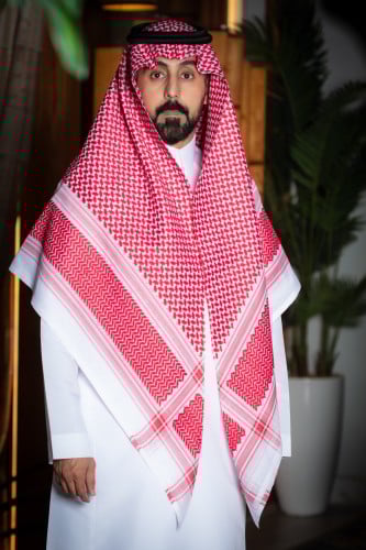 شماغ أشبيل احمر بدون بصمة