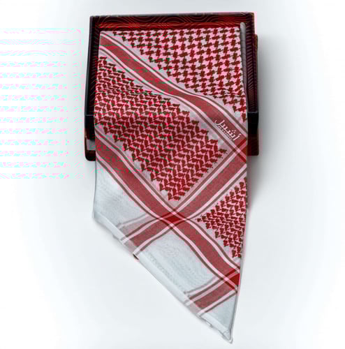 شماغ أشبيل احمر خلية