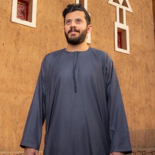 ثوب صيفي ملون تفصيل عماني